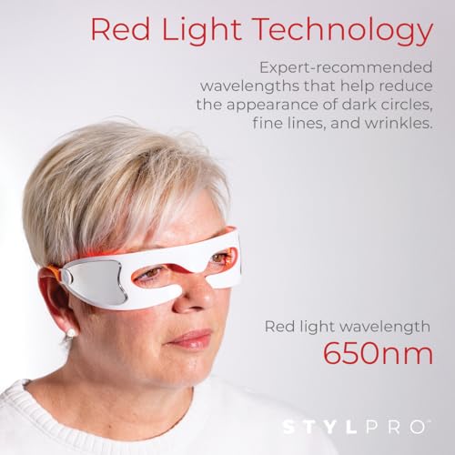 STYLPRO Radiant Eyes Rotlichttherapie-Brille für feine Linien und Falten um die Augen