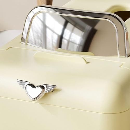 Porte-boîtes de mouchoirs rectangulaire jaune pour salle de bain