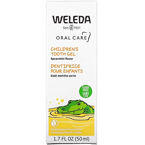 Weleda Dentifricio per bambini, formula in gel non schiumogena specifica per i denti da latte, previene le carie e non contiene fluoruri idrosolubili (1x50 ml) - Immagine 1