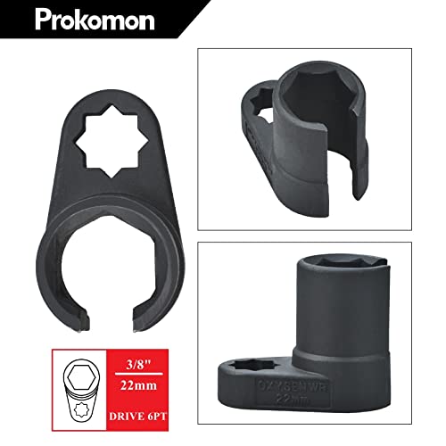 image for Prokomon 5 Pieces Automotive Oxygen Sensor Socket; Oxygen Sensor Wrenc