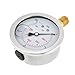 Hydraulic Pressure Gauge, 0-400Bar / 0-5800PSI G1/4 63mm Plumbing Industrial Manometer Dial Pressure Gauge Meter for Water Oil Fuel