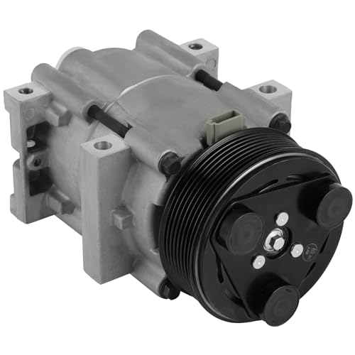 Image of AC Compressor w /Clutch for Ford E-350 Econoline Club Wagon 7.3L 1998-2000