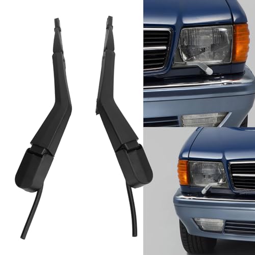 Limpiaparabrisas de faros Benz W126 con acabado original para preservación 2