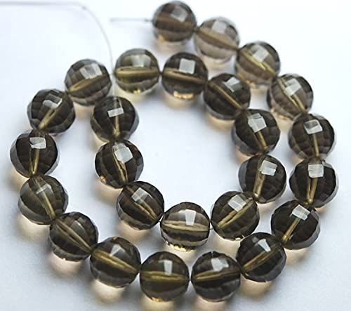 Quartz fumé assorti par paire pour réparer ou fabriquer des boucles d'oreilles