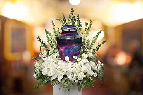 Image of Cosmic Galaxy Cremation Urns for Human Ashes Adult Female Urns for Ashes