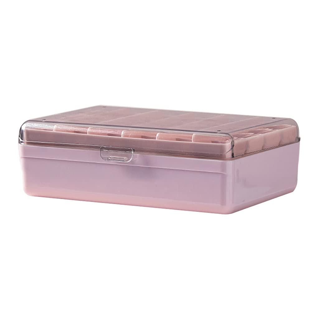 jojobasec High Rank Clear Jewelry Storage Case Display Boxes with Lid for Earrings Necklace