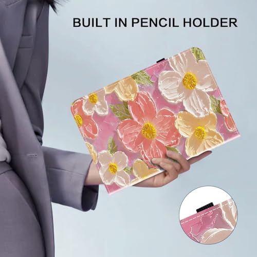 Protection Samsung Galaxy Tab S10+ Plus fleurie pour éviter les rayures d'écran 12.4"