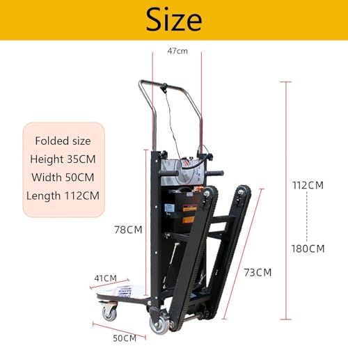 Carretilla eléctrica para escaleras con motor potente miniatura 7