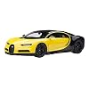 Autoart Bugatti Chiron Jaune Molsheim Yellow and Nocturne Black 1/18 Model Car