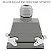 GWRWRQGJ HDC-HEE-046-1/2 Rectangular Heavy Duty Connector 46 Core Industrial Waterproof Cold Pressed Plug Socket 500V 16A(Lateral Line)