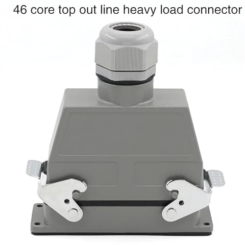 Conector rectangular industrial HDC de 46 núcleos con alta protección impermeable 6
