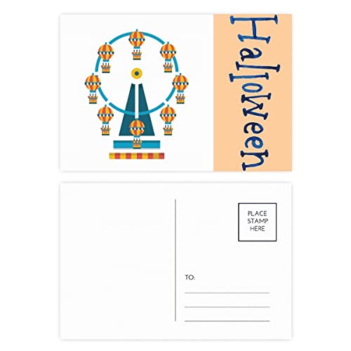 Cartes postales humoristiques grande roue (lot de 20) en carton rigide pour correspondance