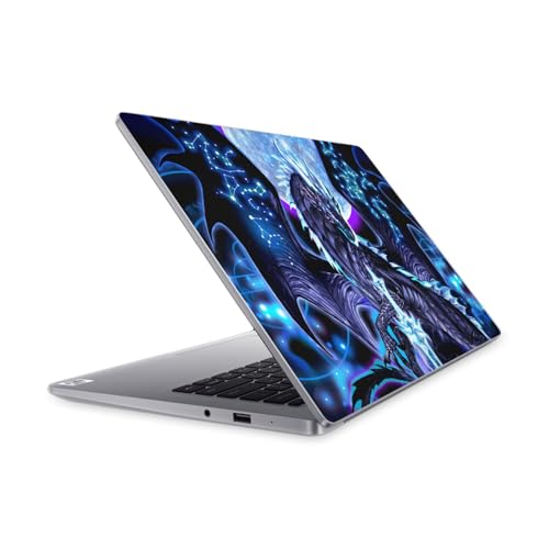 Autocollant Mi Notebook 14 Ruth Thompson habillage vinyle dragon pour le bureau et les cours
