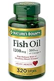Nature's Bounty Fish Oil Softgels 1200 mg, 320 Count
