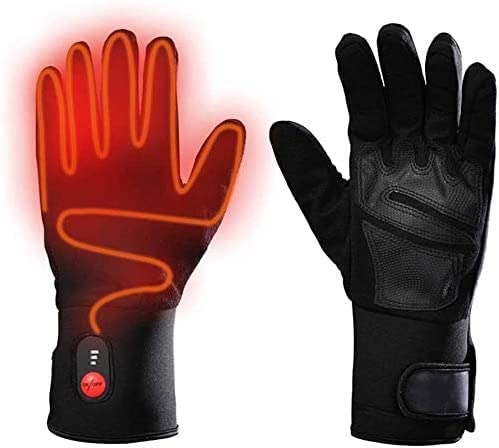 Gants chauffants électriques avec 3 niveaux de température pour homme et femme