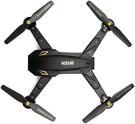 Quadcopter Drone with HD Camera RTF 4 Channel 2.4GHz 6-Gyro with Altitude Hold Function,Headless Mode and One Key Return Home, Color Black (Black)