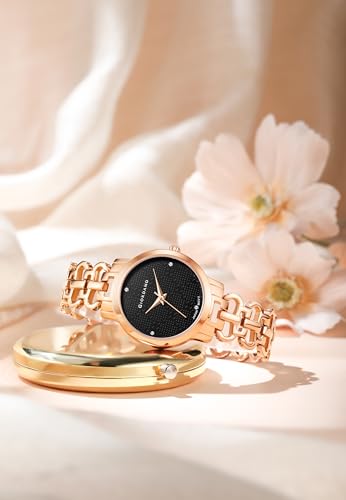 Image of Giordano Analog Black Dial Women's Watch-C2204-33