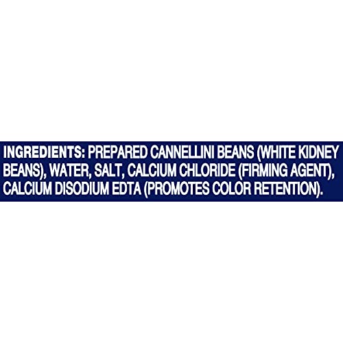 Image of Bush's Canned Cannellini Beans (Pack of 1), Good Source of Plant-Based Protein, Excellent Source of Fiber, Fat Free, Gluten Free, 15.5 oz