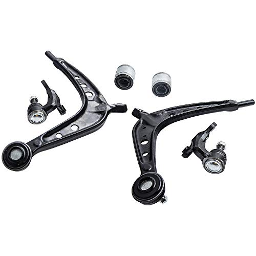 maXpeedingrods Kit de suspensão de 6 peças, braço de controle com junta esférica para BMW E46 3Serie