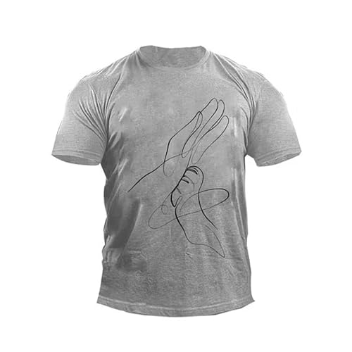T-shirt de sport homme anti-transpiration en coton doux pour l'été et la plage