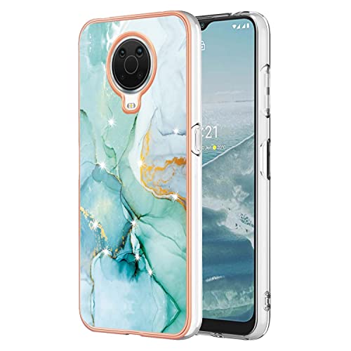 Coque Nokia G10 anti rayures étui silicone souple vert