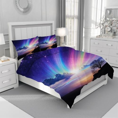 Parures de lit 240x260 cm housse de couette 3D microfibre légère a27366 - 5