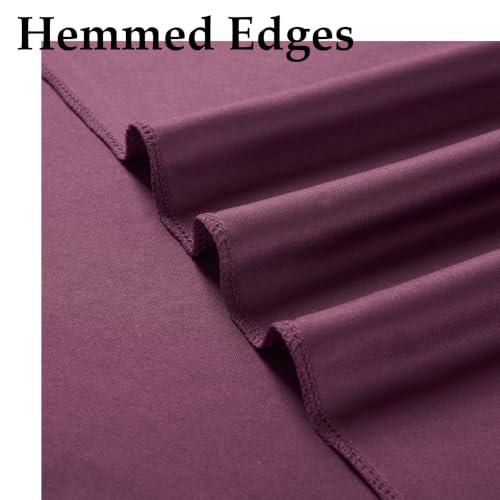 10x8ft Wrinkle Free Burgundy Backdrop Curtain Maroon Backdrop Drapes, Thick Fabric Wedding Curtains Party Background for Baby Shower Birthday Parties by NSSONBEN - Used condition - Image 4