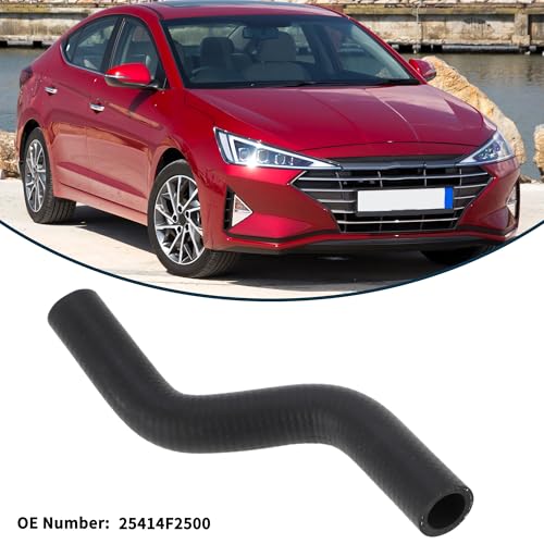 ACROPIX Radiator Hose Heater Hose No.25414F2500 for Hyundai Elantra 2017-2020 2.0L Gas Rubber Coolant Pipe Black 1 Pc by ACROPIX - Image 3