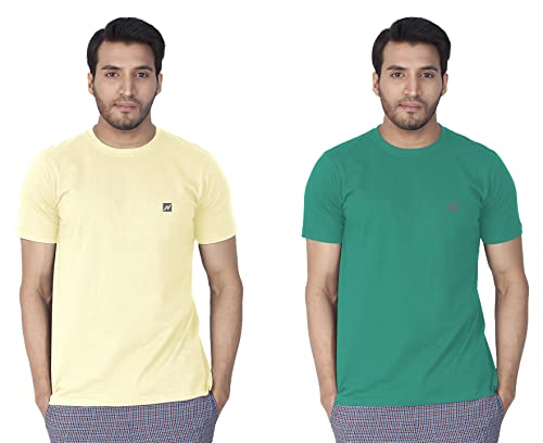 Image of Lux Nitro Pack of 2 Men's Round Neck Tshirt