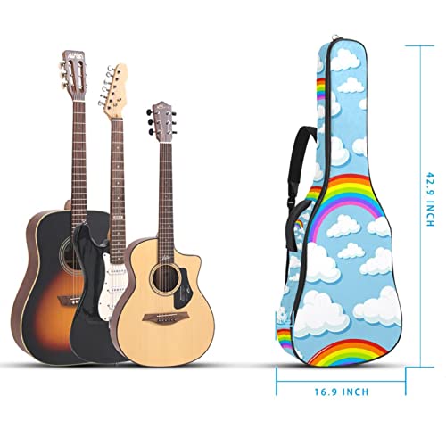 Housse de transport étanche pour guitare avec bandoulière réglable Violet zébré, Multicolore 04, 42.9×16.9×4.7 in… - Les Beatles, Paul McCartney, John Lennon, RIngo Starr, George Harrison Housse de transport étanche pour guitare avec bandoulière réglable Violet zébré, Multicolore 04, 42.9x16.9x4.7 in… – Image 6