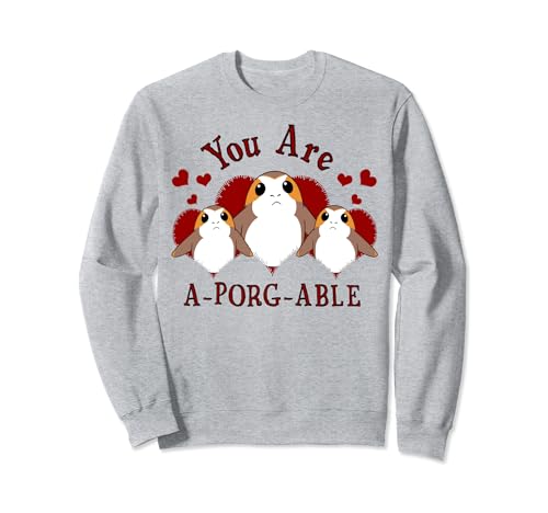 Sweat Star Wars A-Porg-Able Hearts, cadeau idéal pour anniversaire