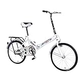 🚲 【Uso portátil】 ： Fácil de plegar, fácil de guardar. La bicicleta se pliega perfectamente en unos 15 segundos, por lo que puede guardarla perfectamente en el maletero de su automóvil, llevarla a la oficina o guardarla ordenadamente en un armario. Bike te ofrece un gran paseo con la conveniencia adicional de la portabilidad.