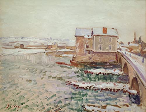 Moderne Art Murale Sisley pour raviver un mur blanc, grand tableau graffiti 60x90cm