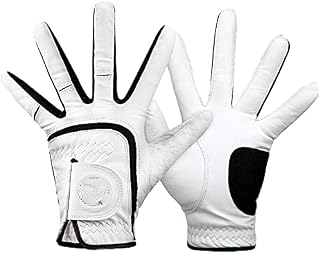 SOWUDM Golf Glove，Soft Golf Glove 2 Pcs Golf Gloves Men Left Right Hand Anti-skid Granules With Ball Marker Golf Glove Men