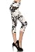 Leggings Depot Capri REG/Plus Women's Buttery Popular Prints (Black Floral, One Size (Size 0-12))