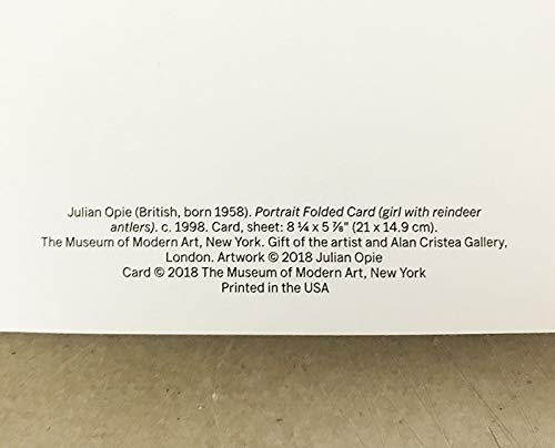 Amazon.co.jp: 限定マット額装品/Julian Opie【Girl with reindeer 