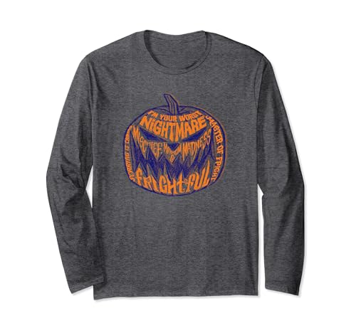 T-shirt Disney L'Étrange Noël de Monsieur Jack avec imprimé citrouille Halloween à manches longues