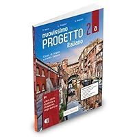 Nuovissimo progetto italiano 2a libro dello studente + quaderno degli esercizi + cd audio + dvd 8899358893 Book Cover