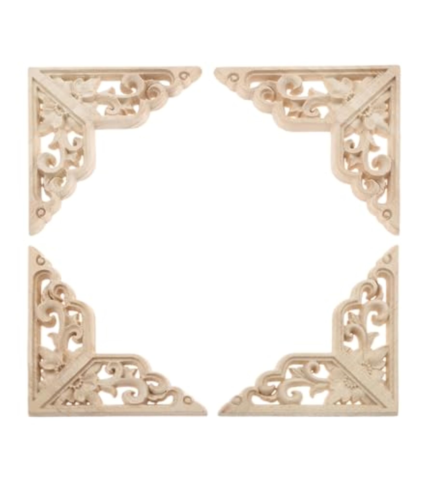 4-Pack Furniture Applique Corner Onlay Decal