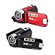 Handheld Video Camcorder FHD 16x Digitalzoom, Trabar DV Digital Kamera mit COMS Sensor, Eingebautem Lautsprecher, 270° Drehbildschirm, Videokamera(Schwarz)