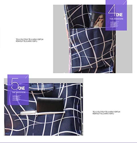 DEE Multifunktions-Einkaufstrolley aus Stahl, tragbar, Zugstange, Auto, kleine Anhänger, Gepäckwagen, alter Mann… – Bild 8