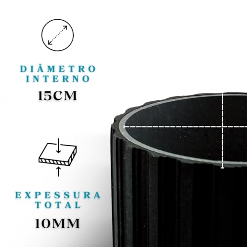 Rolo de Pilates & Yoga - Eva Fresado (Fresa Reta)