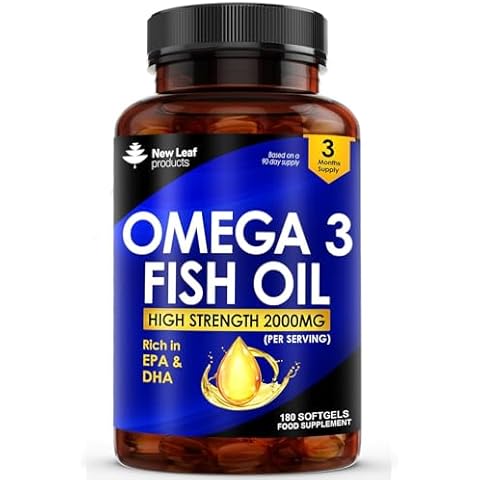 Omega 3 2000mg Fish Oil Capsules Cover