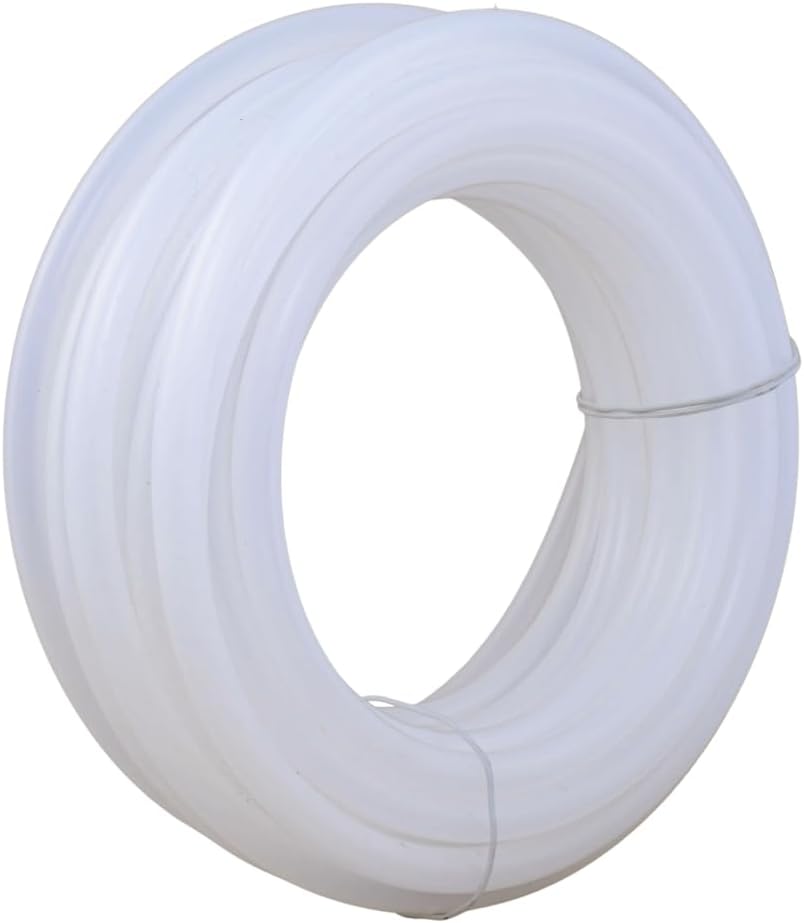 EZ-FLO 1/4 Inch ID (3/8 Inch OD) White Polyethylene Tubing, 100 Foot Length, 98634