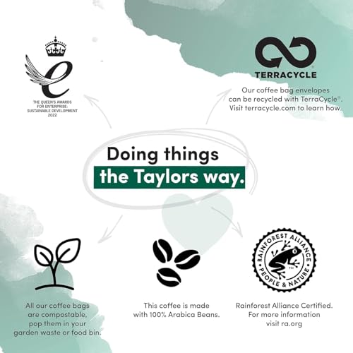 TAYLORS OF HARROGATE DECAFFFE COFFEE BAGS 75G TWIN