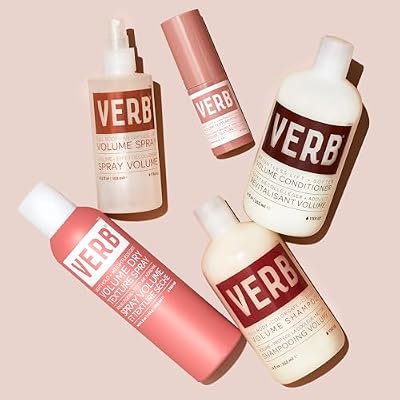 VERB Volume Dry Texture Spray- Boosts Volume, Adds Fullness & Weightless Grit - Sulfate, Paraben and Gluten Free