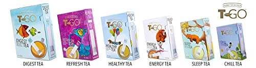 T-Go Sleepy & Energy Tea Bundle, On-The-Go Herbal Tea For Day And Night, 15 Tea Sticks (2 Pack) #TOP7