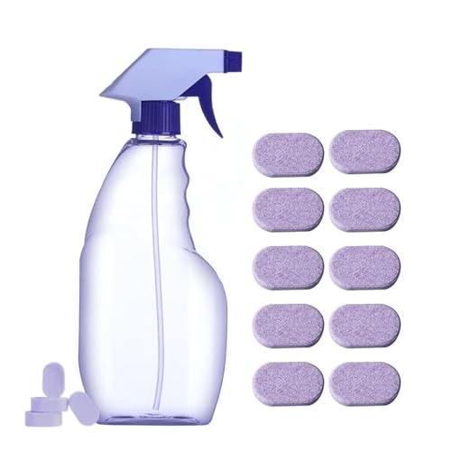 Clean Spray Cleaner for Ovens,All-Purpose Cleaning Spray,The All-In-One Multi Purpose Cleaning System with Cleaning Tablets,Multi-Surface Cleaner for Home (1Bottle+10Pcs)