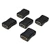 VizGiz 5pcs HDMI Coupler Universal Gold Plated V1.4 TYPE A Extender HDMI Female to Female Adapter F/F Joiner Converter Connector Adapter HD for HDTV TV HDCP 3D 1080P HDMI Extension Cable