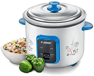 Judge by Prestige Electric Rice Cooker (1.8 L, White, Blue)